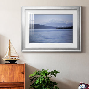 Blue Serenity - Modern Framed Art Print
