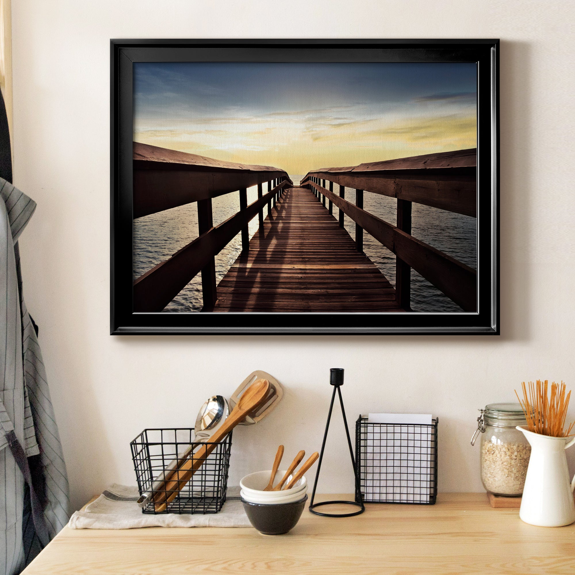 Naples Cove Premium Classic Framed Canvas - Ready to Hang