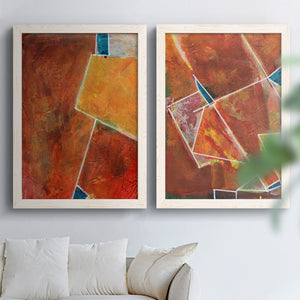 Primary Connection I - Barnwood Framed Canvas Set