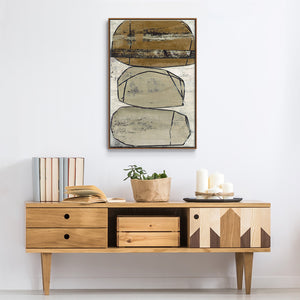 Dim Sum I - Framed Premium Gallery Wrapped Canvas L Frame - Ready to Hang