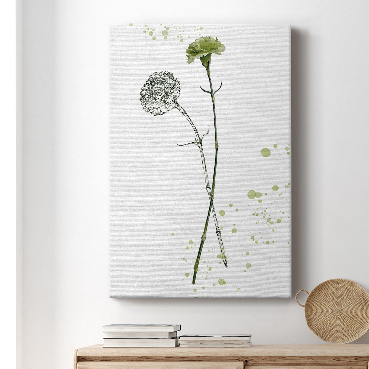 Botany Flower III Premium Gallery Wrapped Canvas - Ready to Hang