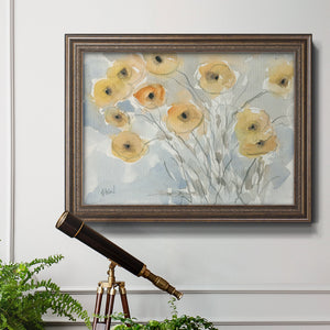 Sunset Poppies II Premium Framed Canvas- Ready to Hang