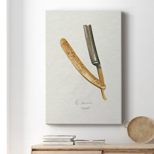 Gilded Toiletries I Premium Gallery Wrapped Canvas - Ready to Hang