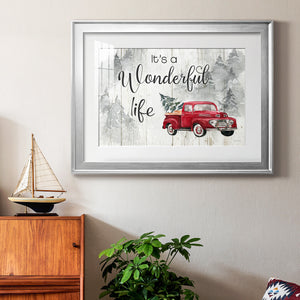 Indigo Kelp I - Modern Framed Art Print