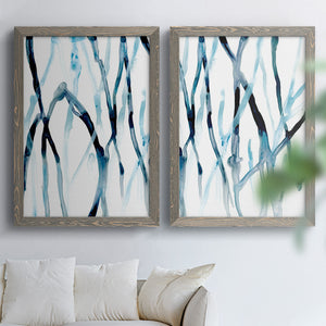 Runnel I - Barnwood Framed Canvas Set