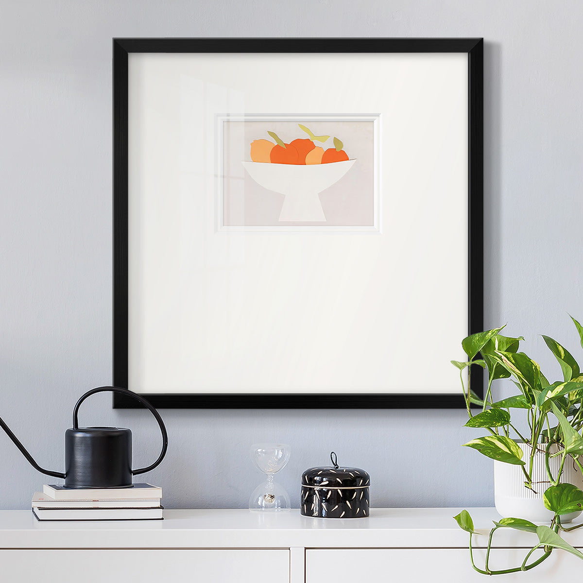 Sumo Citrus I Premium Framed Print Double Matboard