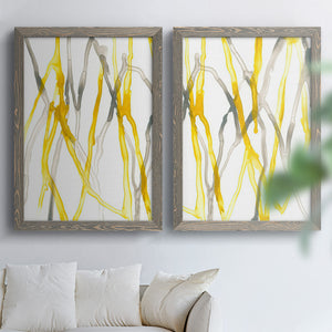 Runnel XIX - Barnwood Framed Canvas Set