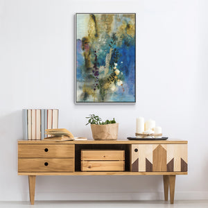 Immerge I - Framed Premium Gallery Wrapped Canvas L Frame - Ready to Hang