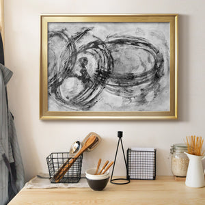 Infinity Rings II - Modern Framed Canvas Print