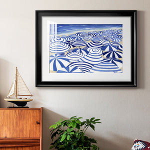 Candy Bowl Prussian Blue - Modern Framed Art Print