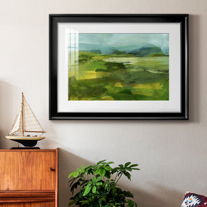 Emerald View IV - Modern Framed Art Print