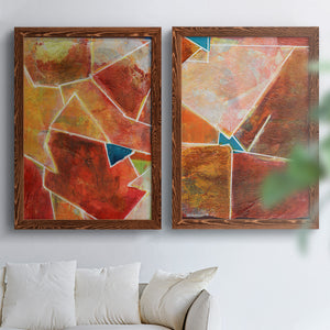 Primary Connection VII - Barnwood Framed Canvas Set