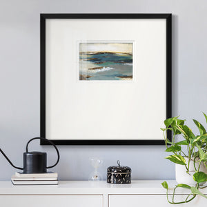 Coastal Bluffs- Premium Framed Print Double Matboard