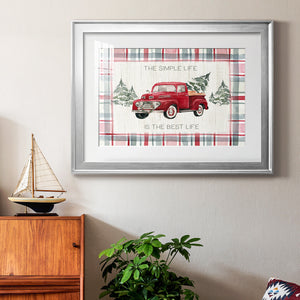 Indigo Kelp II - Modern Framed Art Print