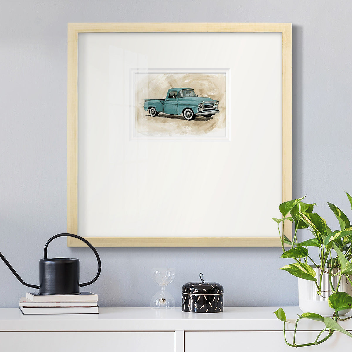 Pickup III Premium Framed Print Double Matboard