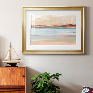 Sienna Horizon II - Modern Framed Art Print