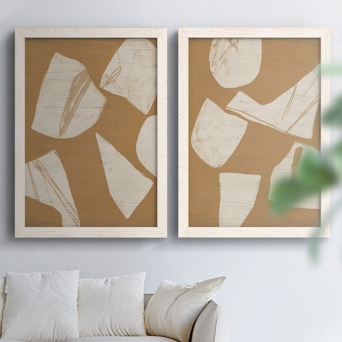 Piecemeal I - Premium Framed Canvas 2 Piece Set - Ready to Hang