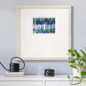 Light Through the Trees- Premium Framed Print Double Matboard