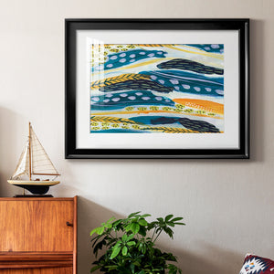 Feathery IV - Modern Framed Art Print