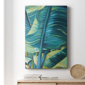 Green Banana Duo II Premium Gallery Wrapped Canvas - Ready to Hang