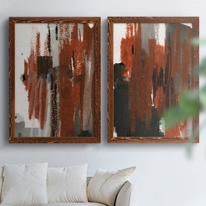 Loft Pastel V - Barnwood Framed Canvas Set