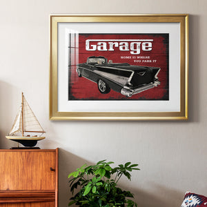 The Garage - Modern Framed Art Print