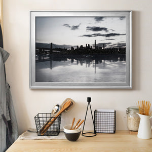 Shimmering Skyline Premium Classic Framed Canvas - Ready to Hang