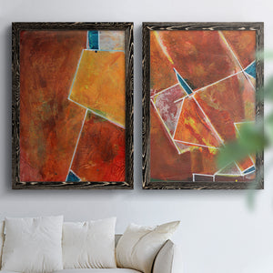 Primary Connection I - Barnwood Framed Canvas Set