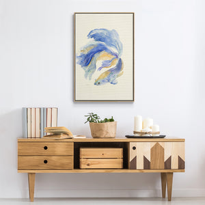 Betta II - Framed Premium Gallery Wrapped Canvas L Frame - Ready to Hang