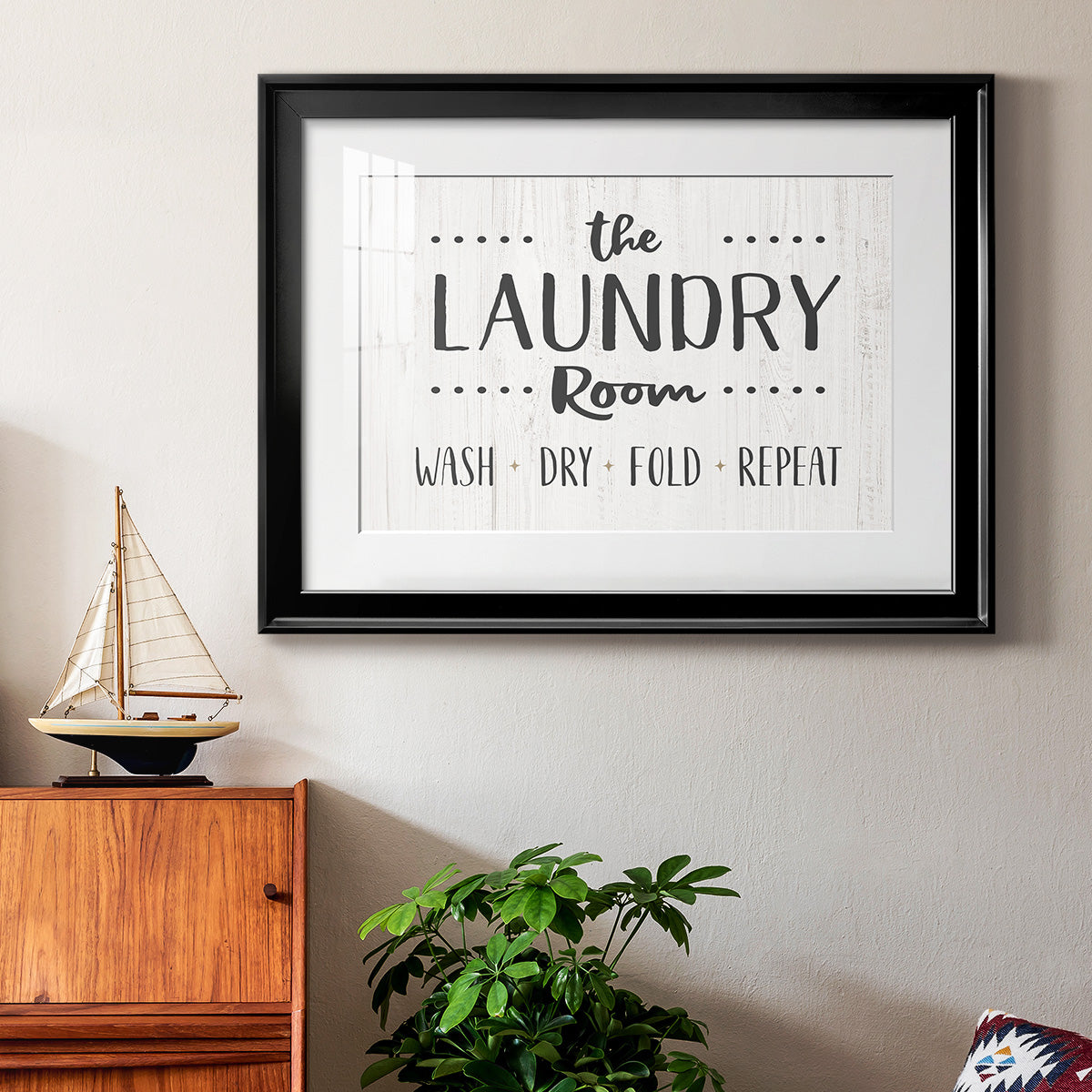 The Laundry Room Premium Framed Print - Ready to Hang