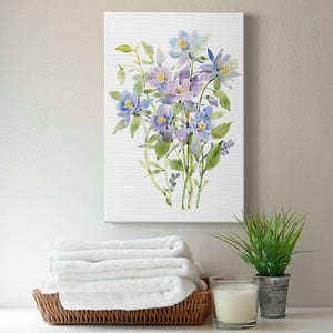Columbine Spray II Premium Gallery Wrapped Canvas - Ready to Hang