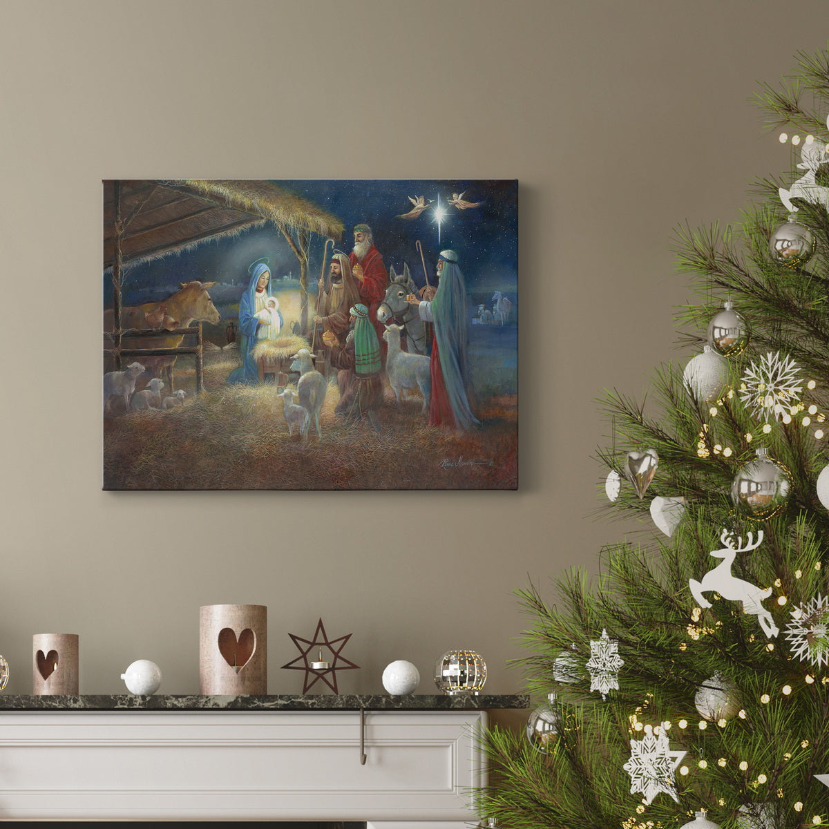 A Child is Born - Premium Gallery Wrapped Canvas  - Ready to Hang