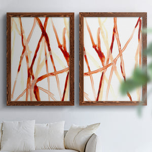 Runnel V - Barnwood Framed Canvas Set