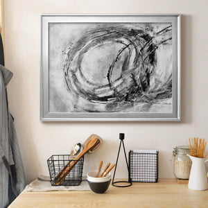 Infinity Rings I - Modern Framed Canvas Print