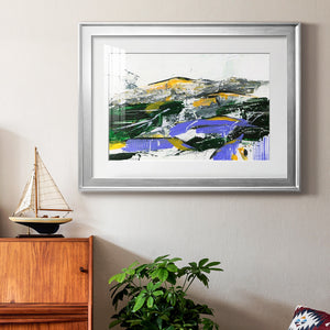 Silent Mountain II - Modern Framed Art Print