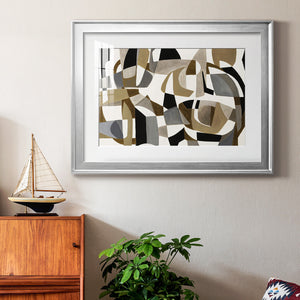 Circle Game - Modern Framed Art Print