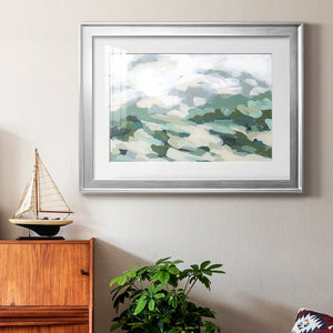 Verdant Hillside I - Modern Framed Art Print