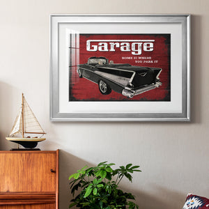 The Garage - Modern Framed Art Print