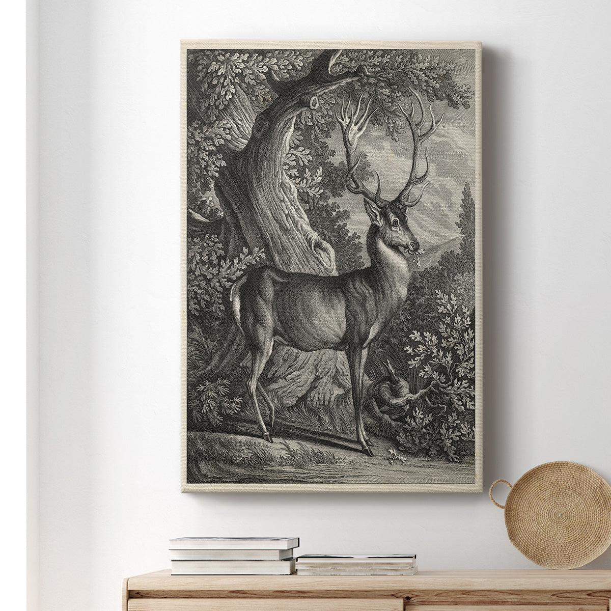 Woodland Deer I Premium Gallery Wrapped Canvas - Ready to Hang