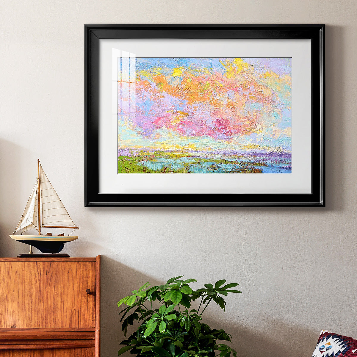 On a Summer's Eve Premium Framed Print - Ready to Hang