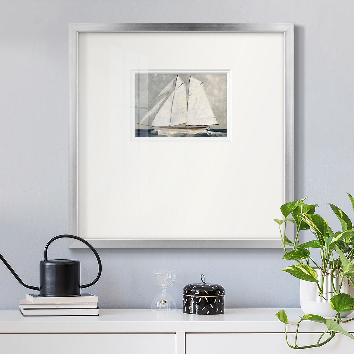 Setting Sail Premium Framed Print Double Matboard