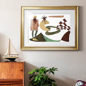 Vintage Vibes IV - Modern Framed Art Print