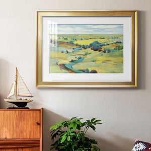 Idyll Sweep - Modern Framed Art Print