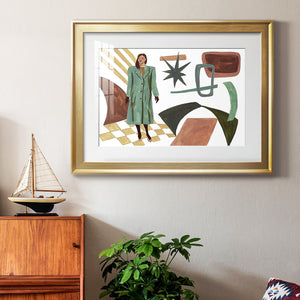 Vintage Vibes II - Modern Framed Art Print