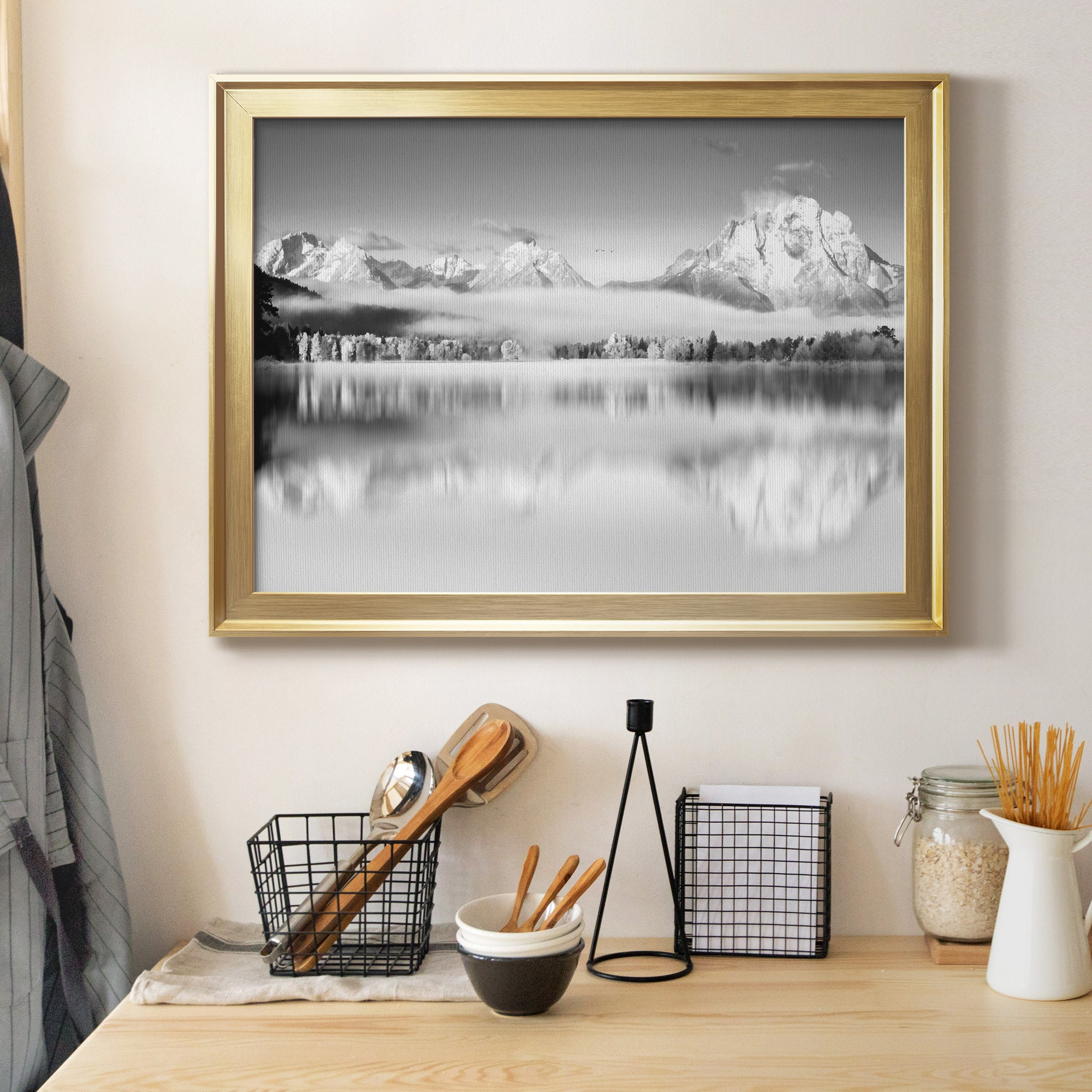 Peak Reflection Premium Classic Framed Canvas - Ready to Hang