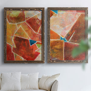 Primary Connection VII - Barnwood Framed Canvas Set