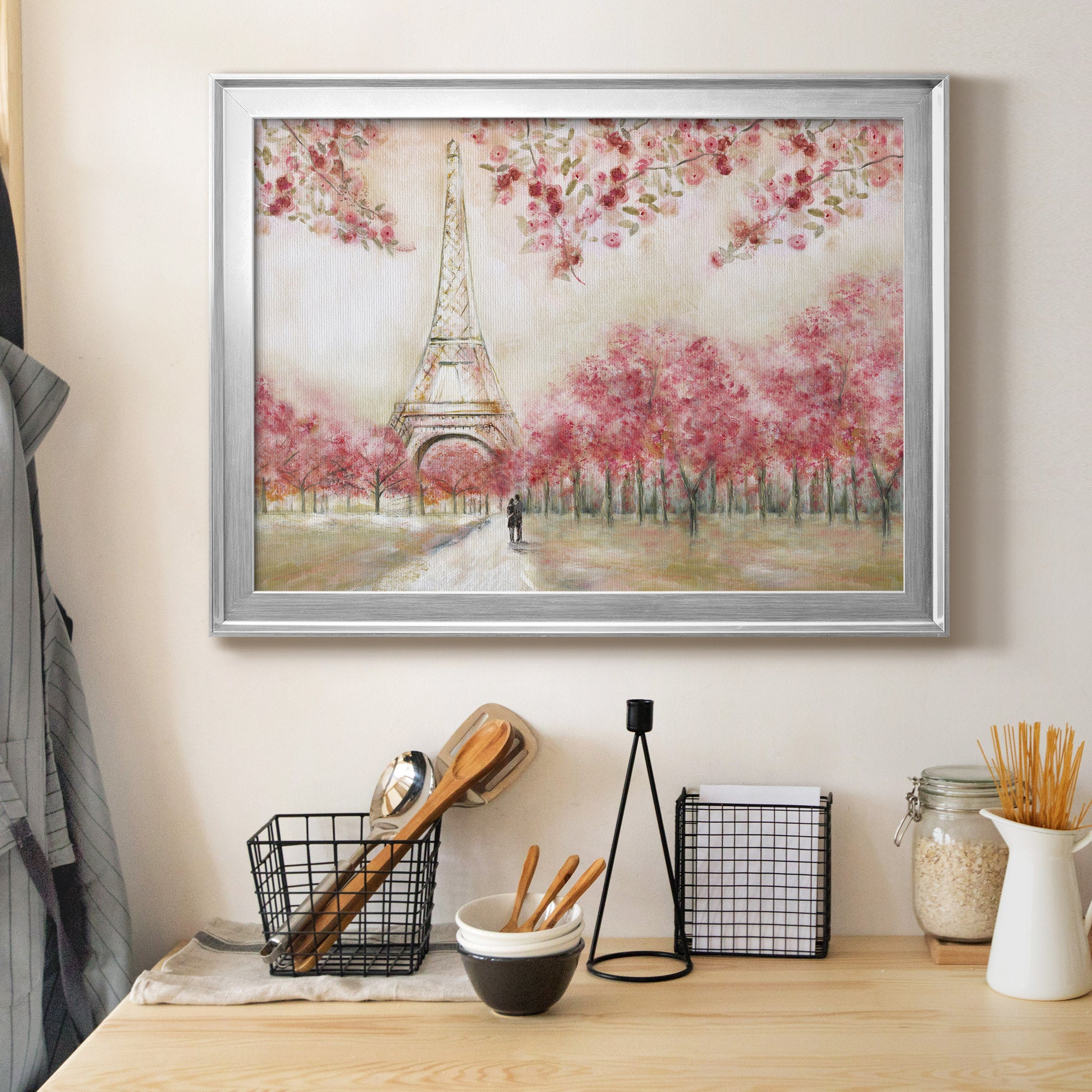 Spring In Paris Premium Classic Framed Canvas - Ready to Hang