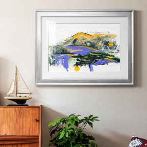 Silent Mountain V - Modern Framed Art Print