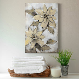 Poinsettia Study I Premium Gallery Wrapped Canvas - Ready to Hang