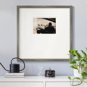 Late Night Queue Premium Framed Print Double Matboard